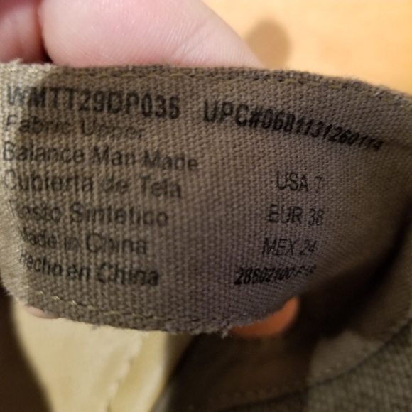 NWOT Stylish canvas covered zip up sandal … - Picture 7 of 8